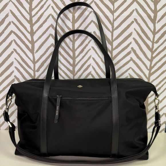 Kate Spade Black Jae Weekender Travel Bag - Picture 5 of 12